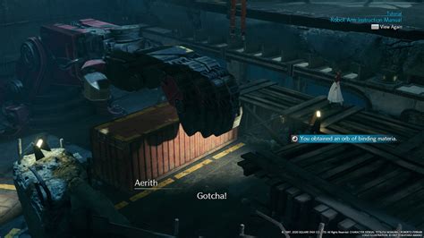 FF7 Remake guide: Collapsed Expressway robot arm .